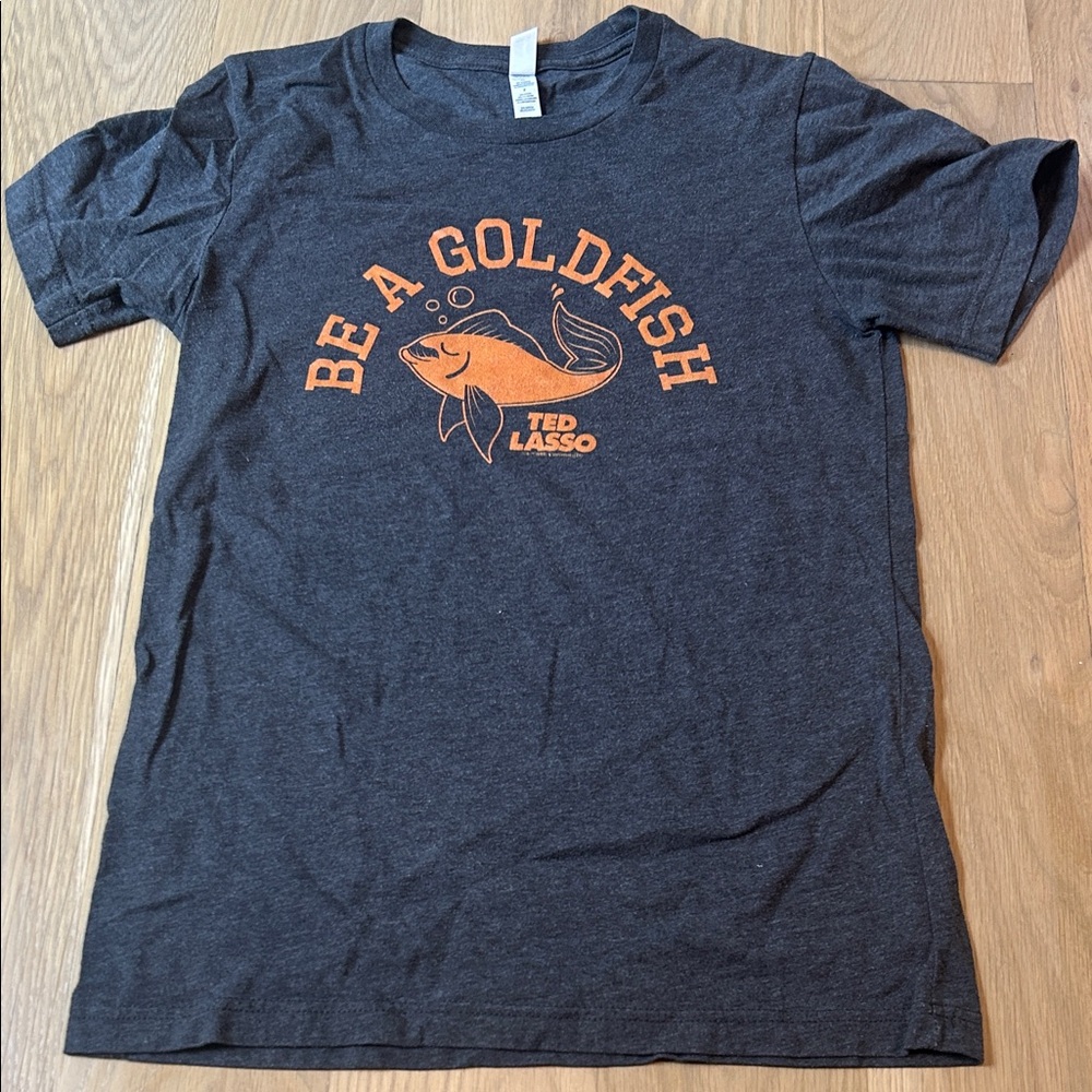 Bella Canvas Dark Gray Tee with Orange Print